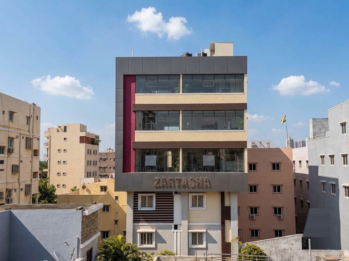 Zartasha building in daylight